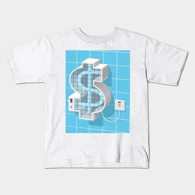 $ Zapper Kids T-Shirt by John Holcroft